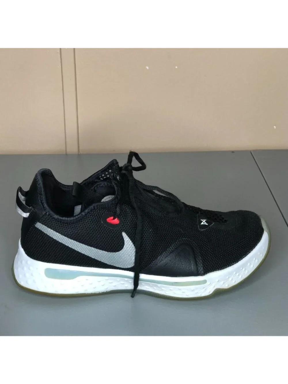 Nike PG Paul George Black Basketball Shoes Sneakers Mens 8.5 CD5079-01